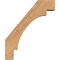 Ekena Millwork 5 1/2"W x 20"D x 24"H Merced Smooth Knee Brace, Western Red Cedar BRC06X20X24MRC00SWR - alternate 3